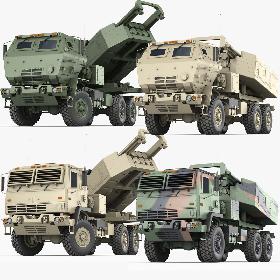 3D M142 HIMARS collection model